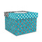 Dots & Zebra Gift Boxes with Lid - Canvas Wrapped - Medium - Front/Main