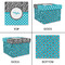 Dots & Zebra Gift Boxes with Lid - Canvas Wrapped - X-Large - Approval