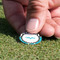 Dots & Zebra Golf Ball Marker - Hand