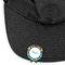 Dots & Zebra Golf Ball Marker Hat Clip - Main - GOLD