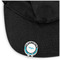 Dots & Zebra Golf Ball Marker Hat Clip - Main