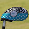 Dots & Zebra Golf Club Cover - Front