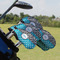 Dots & Zebra Golf Club Cover - Set of 9 - On Clubs