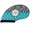 Dots & Zebra Golf Club Covers - FRONT
