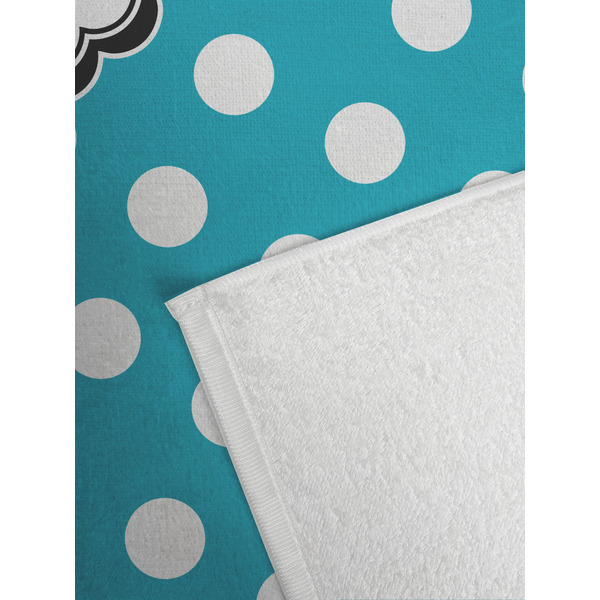 Dots & Zebra Golf Towel - Detail