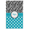 Dots & Zebra Golf Towel - Poly-Cotton Blend - Large w/ Name or Text