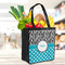 Dots & Zebra Grocery Bag - LIFESTYLE