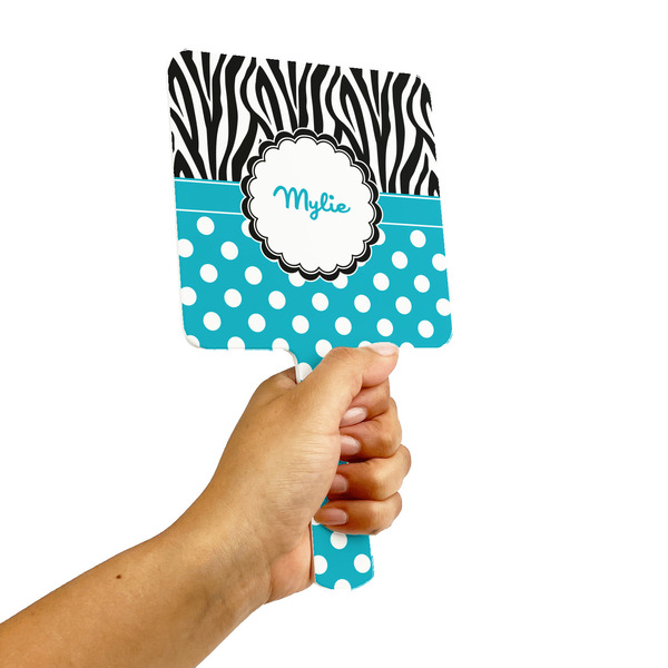 Dots & Zebra Hand Mirrors - Alt View