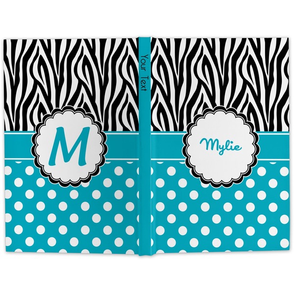 Dots & Zebra Hard Cover Journal - Apvl