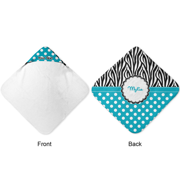 Dots & Zebra Hooded Baby Towel- Approval