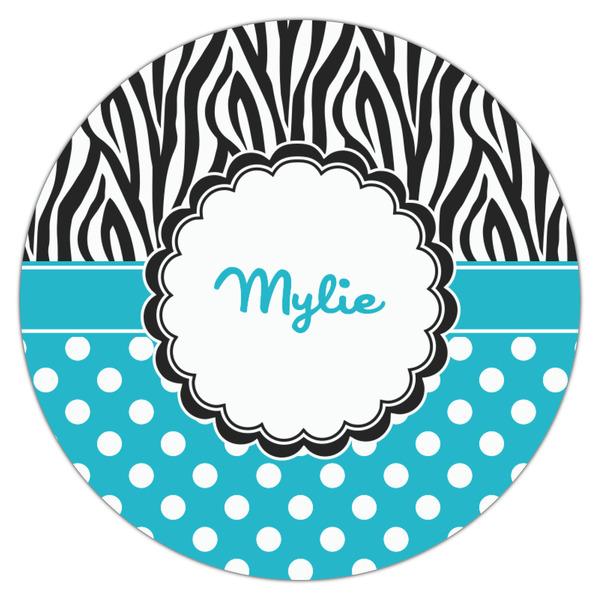 Dots & Zebra Icing Circle - Medium - Single