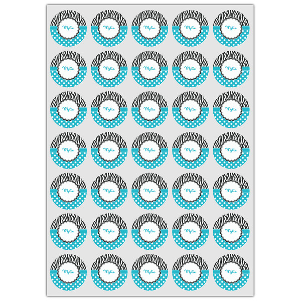 Dots & Zebra Icing Circle - XSmall - Set of 35