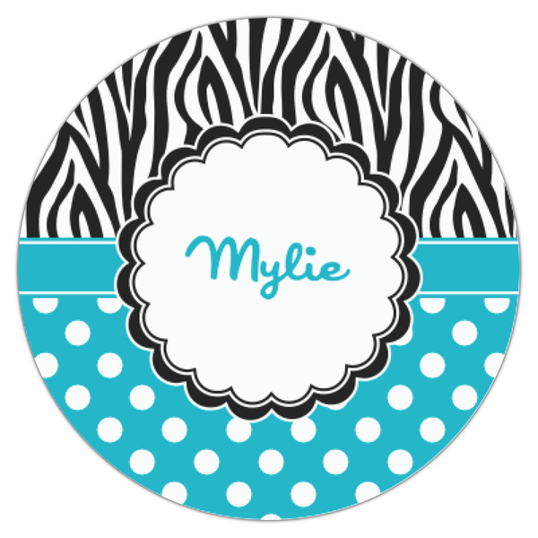 Dots & Zebra Icing Circle - XSmall - Single