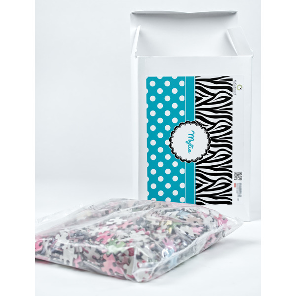 Dots & Zebra Jigsaw Puzzle 1014 Piece - Box