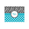 Dots & Zebra 252 pc Jigsaw Puzzle (Personalized)