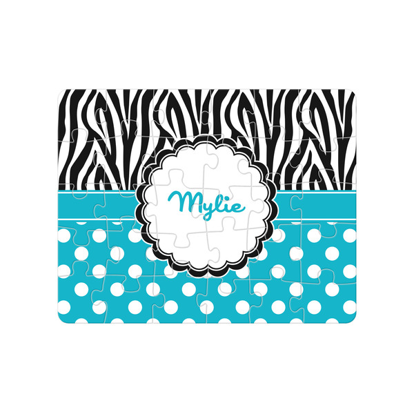 Custom Dots & Zebra Jigsaw Puzzles (Personalized)