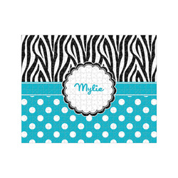 Dots & Zebra 500 pc Jigsaw Puzzle (Personalized)