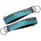 Dots & Zebra Key-chain - Metal and Nylon - Front and Back