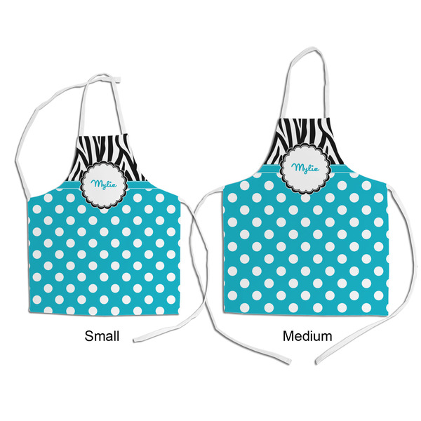 Dots & Zebra Kid's Aprons - Comparison