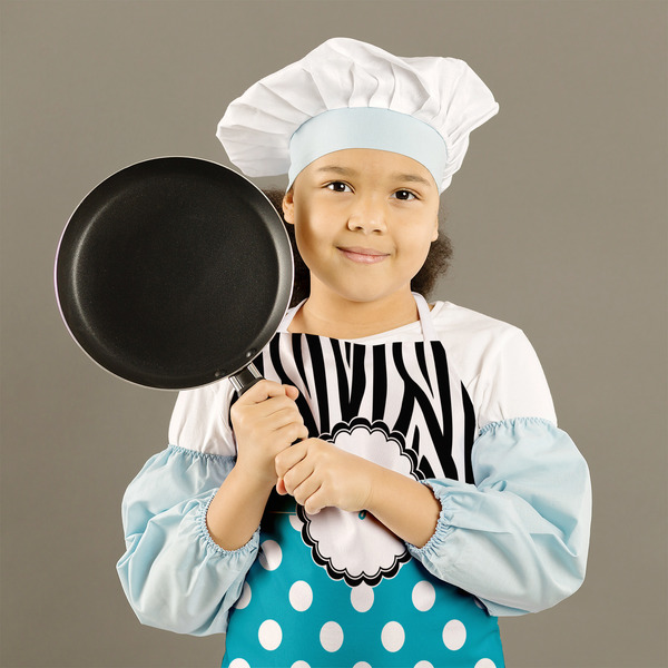Dots & Zebra Kid's Aprons - Medium - Lifestyle