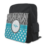 Dots & Zebra Preschool Backpack (Personalized)