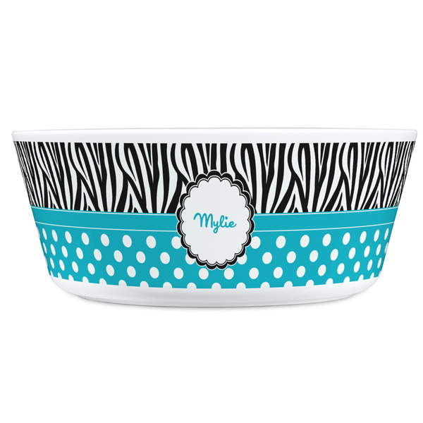 Dots & Zebra Kids Bowls - FRONT
