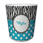 Dots & Zebra Plastic Tumbler 6oz (Personalized)
