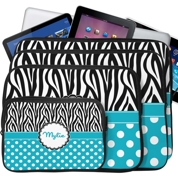 Dots & Zebra Laptop Case Sizes