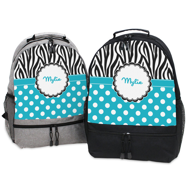 Dots & Zebra Large Backpacks - Both