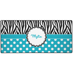 Dots & Zebra 3XL Gaming Mouse Pad - 35" x 16" (Personalized)