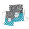 Dots & Zebra Laundry Bag - Both Bags