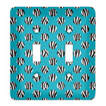 Dots & Zebra Light Switch Cover (2 Toggle Plate)
