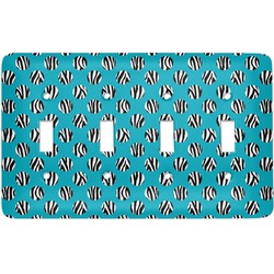 Dots & Zebra Light Switch Cover (4 Toggle Plate)