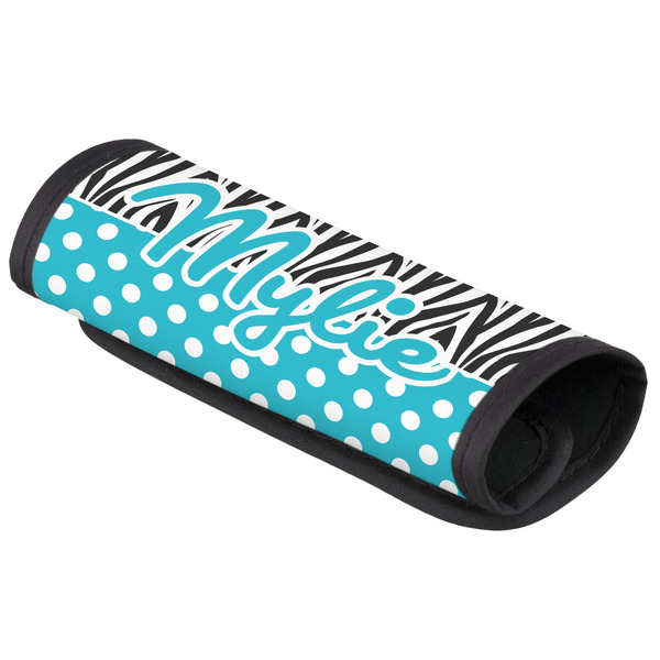 Custom Dots & Zebra Luggage Handle Cover (Personalized)
