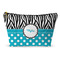 Dots & Zebra Makeup Bag (Personalized)