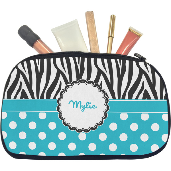 Dots & Zebra Makeup Bag Medium