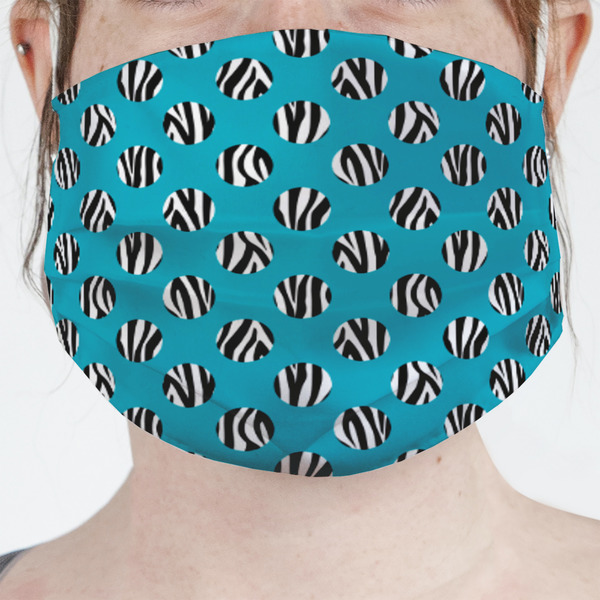 Custom Dots & Zebra Face Mask Cover