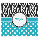 Dots & Zebra XL Gaming Mouse Pad - 18" x 16" (Personalized)