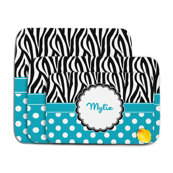 Dots & Zebra Memory Foam Bath Mat - MAIN PARENT