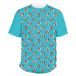 Dots & Zebra Men's Crew T-Shirt (Personalized)