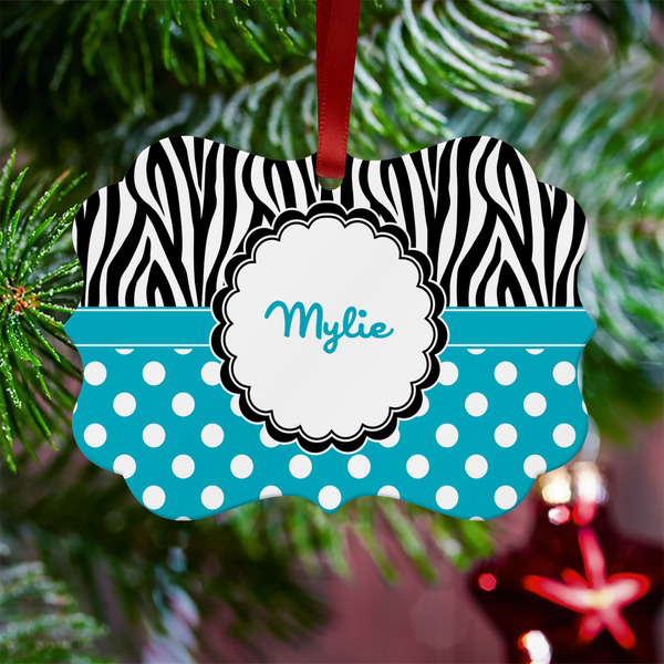 Dots & Zebra Metal Benilux Ornament - Lifestyle