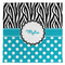 Dots & Zebra Microfiber Dish Towel (Personalized)