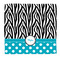 Dots & Zebra Microfiber Dish Rag (Personalized)