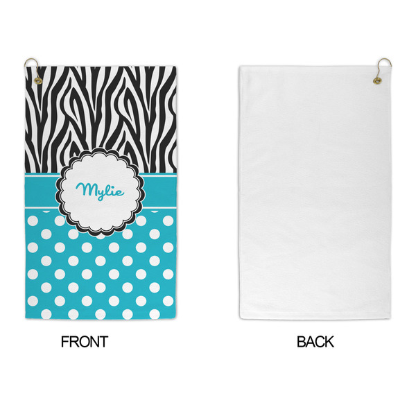 Dots & Zebra Microfiber Golf Towels - APPROVAL