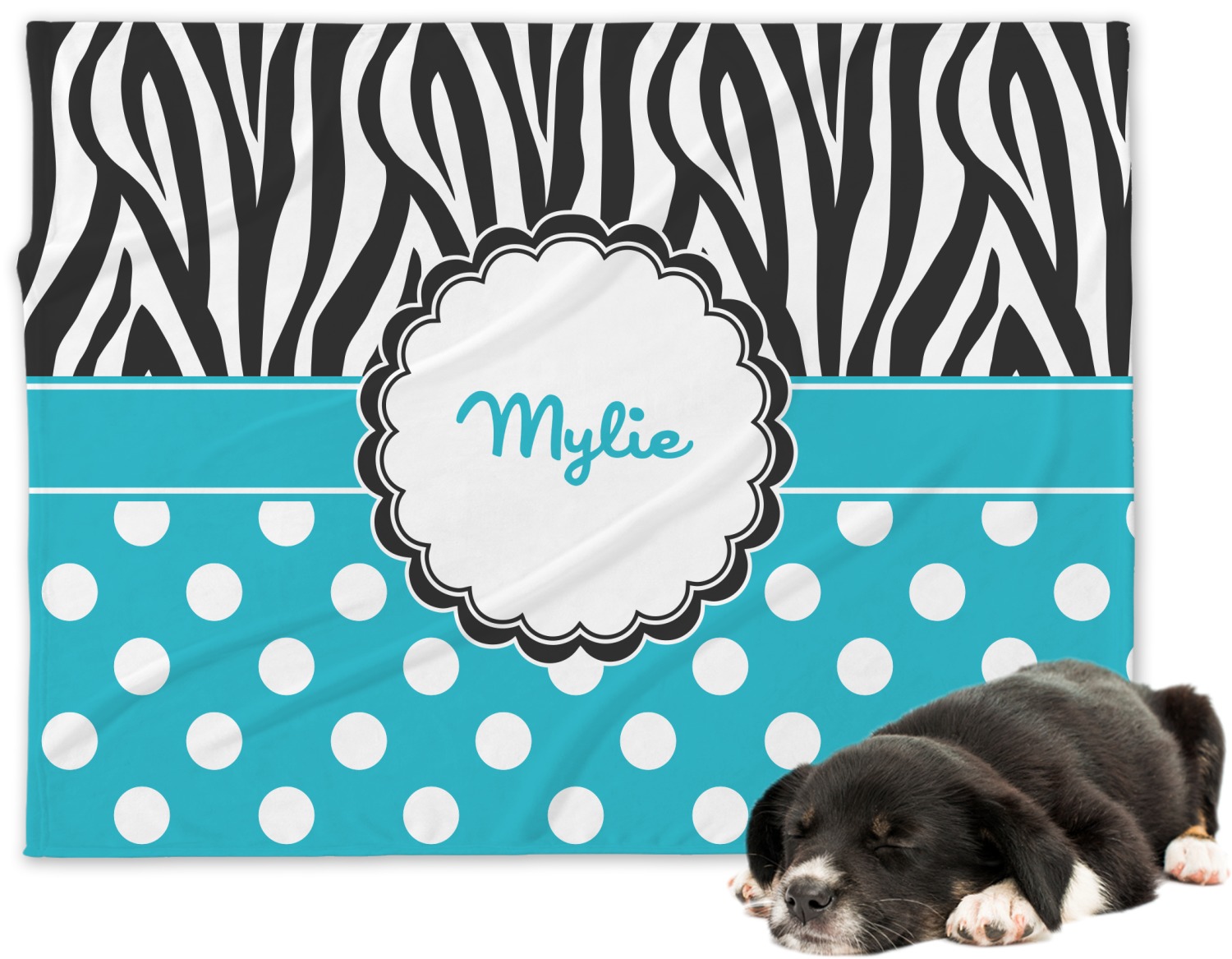 dog personalized blanket