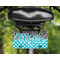 Dots & Zebra Mini License Plate on Bicycle