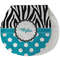 Dots & Zebra New Baby Burp Folded