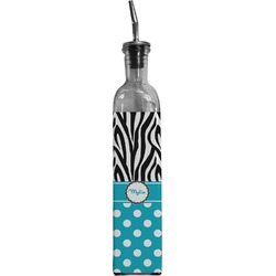 Dots & Zebra Oil Dispenser Bottle (Personalized)