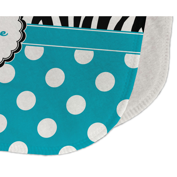 Dots & Zebra Old Burp Detail