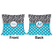 Dots & Zebra Outdoor Pillow - 16x16